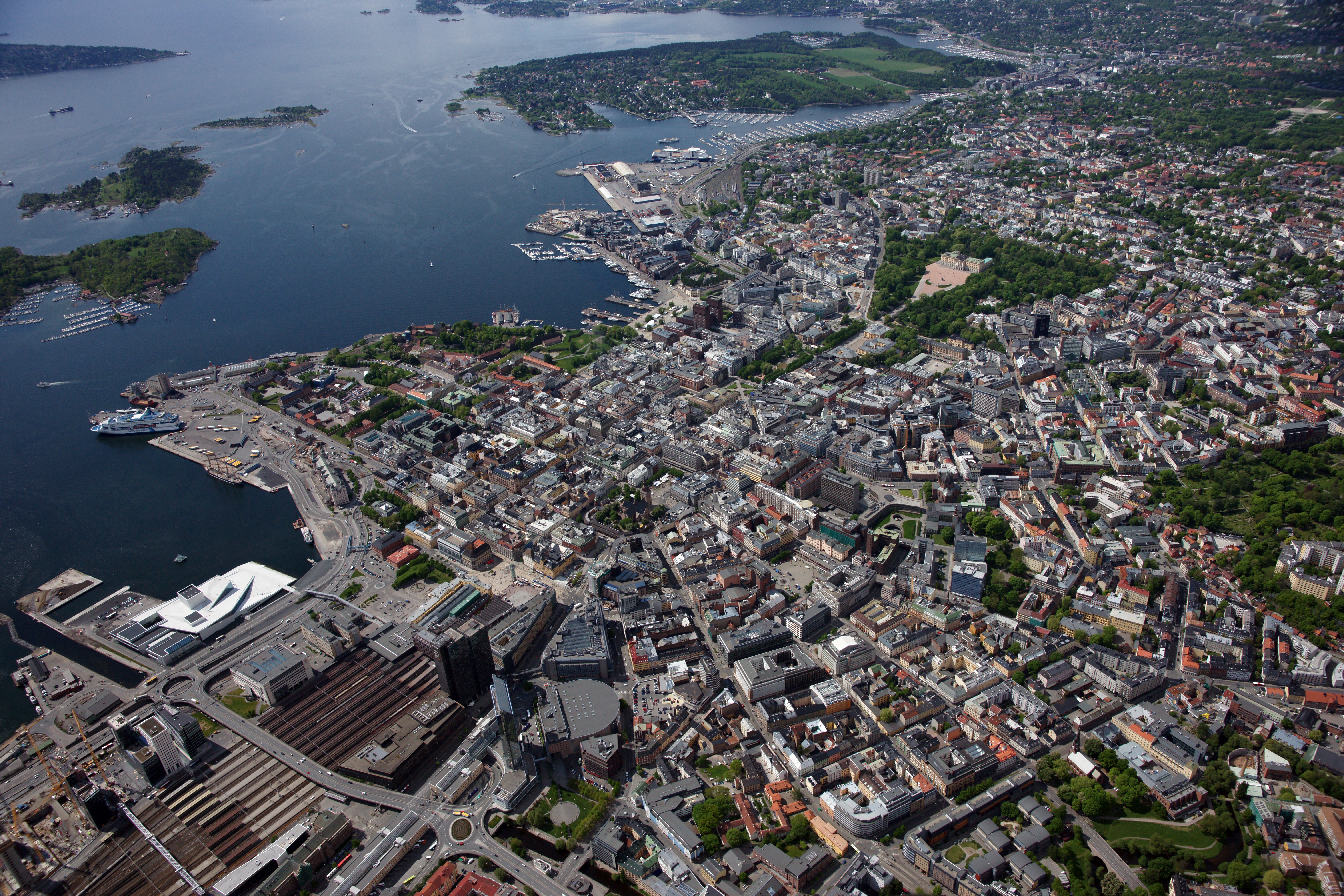 Oslo seen from above. Photo: Lasse Tur