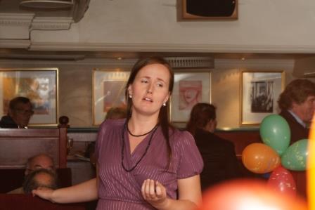 Maria Therese Bersas performing