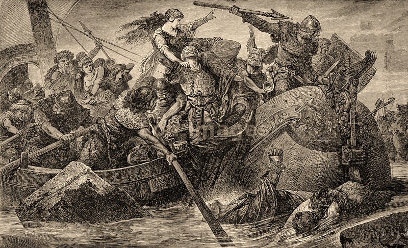 Marauding expedition of Northmen AKA Vikings