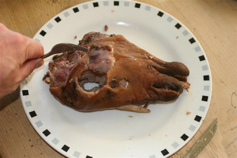 Smoked sheep-head