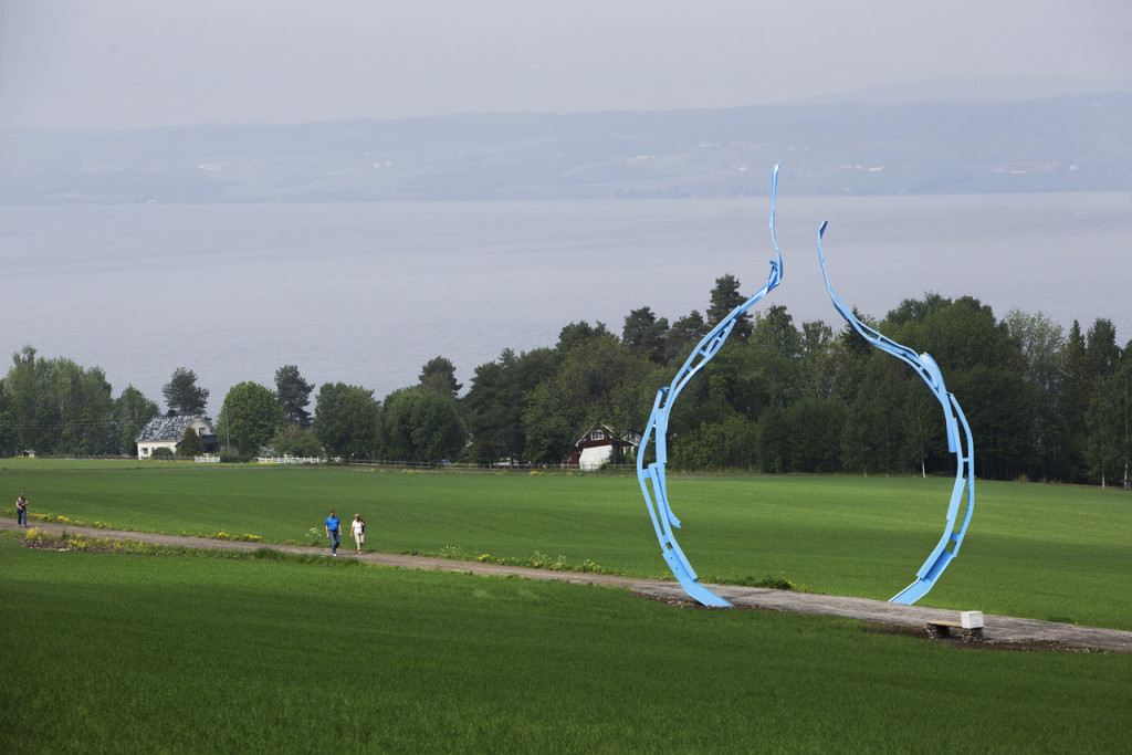 Sverre Wyller, Allium, løken, skulptur Ãstre Toten