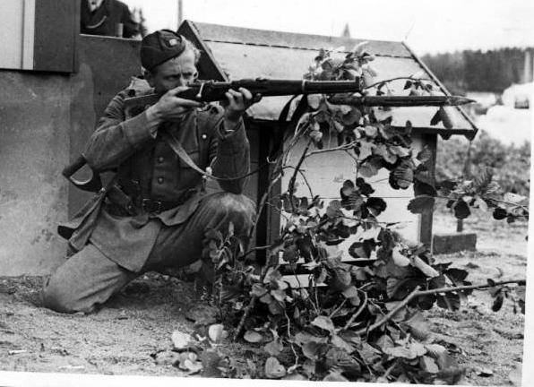 Swedish soldiers during WWII