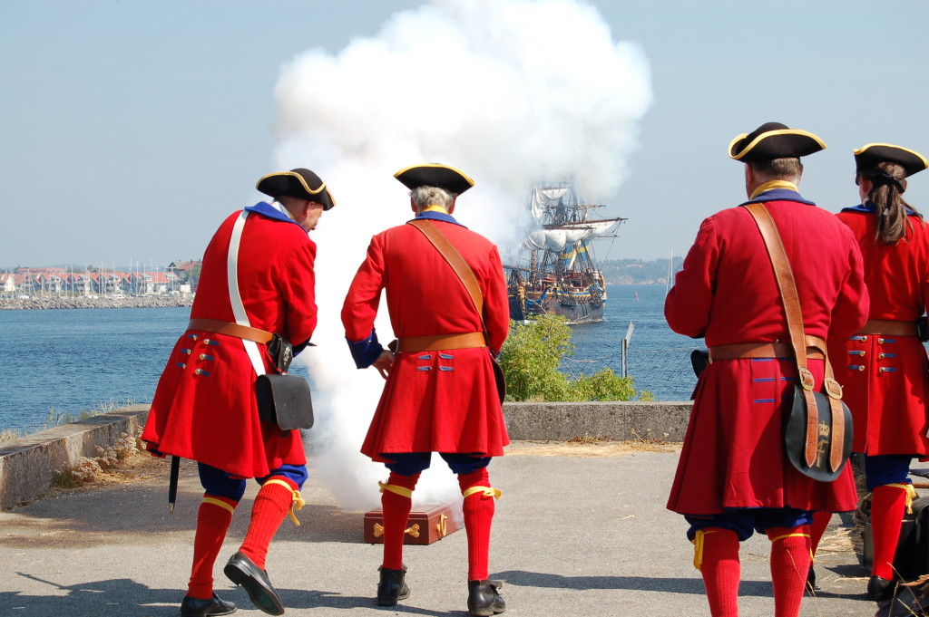 Historical reenactment of the Battle of Dynekilen (July 2009)
