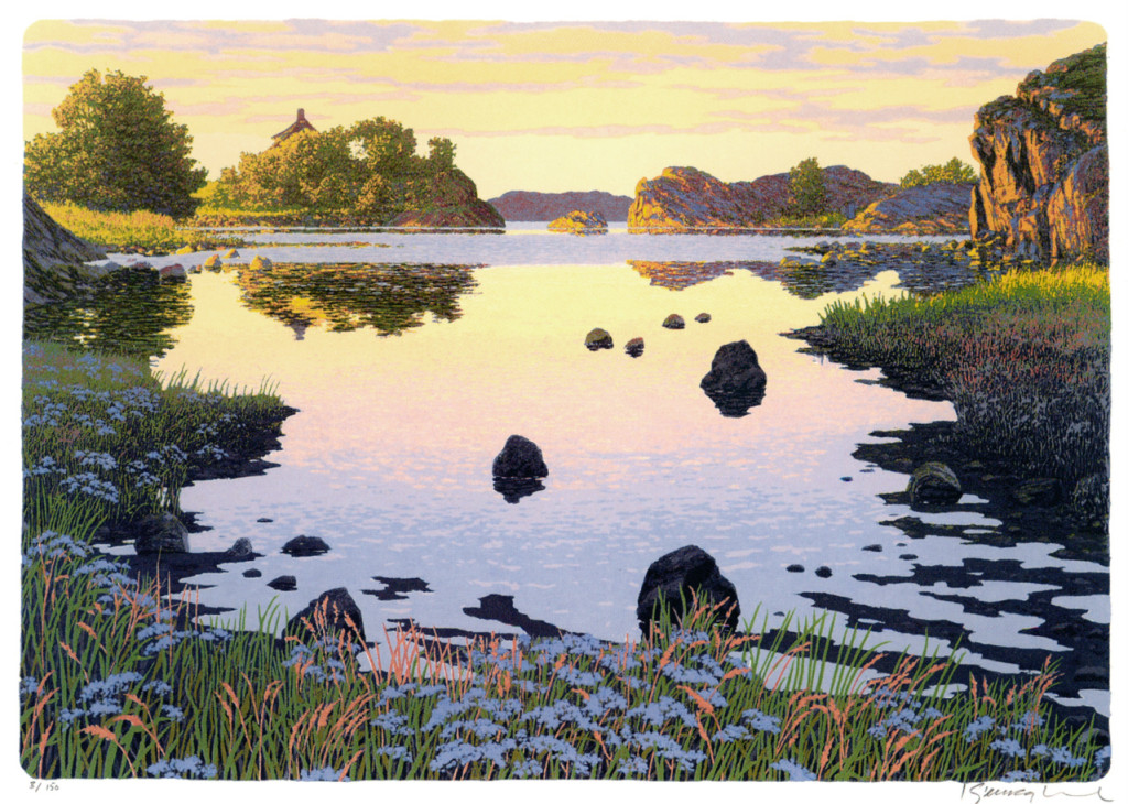 Painting by Kjell Raugland
