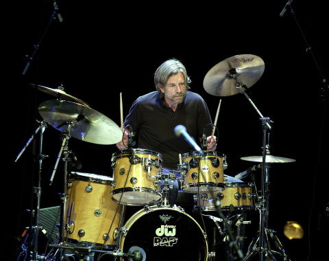 Ove Knausgaard on drums. Photo: Anders Gronneberg