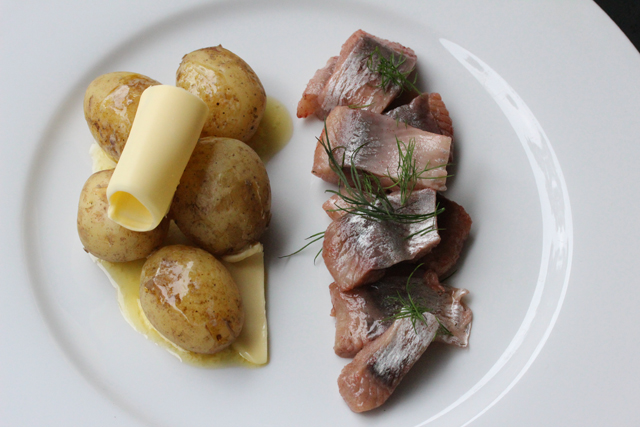Herring and potatoes