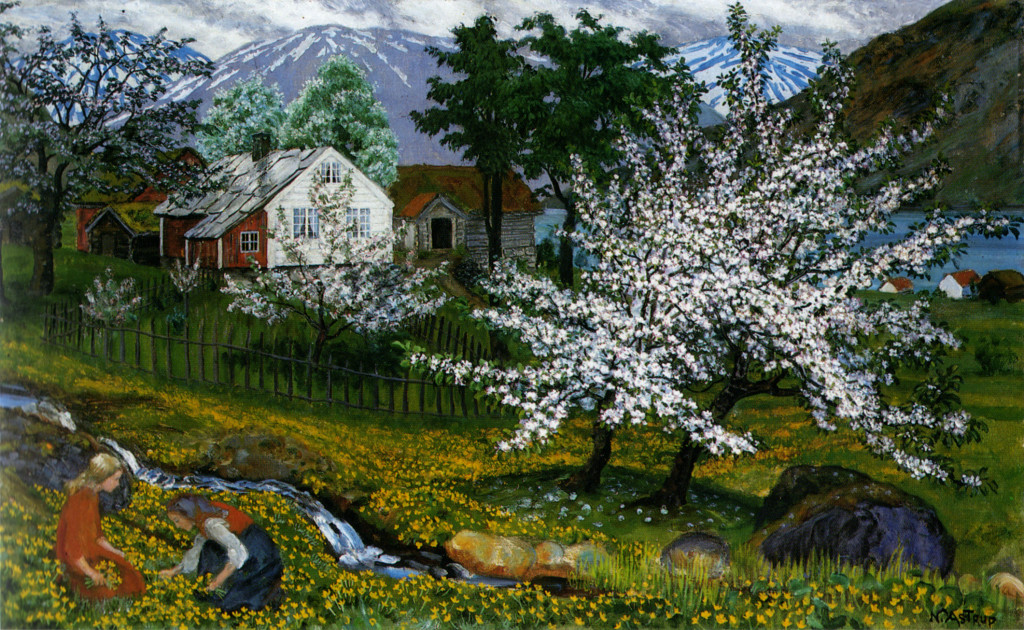 Astrup, Apple Trees in Blossom