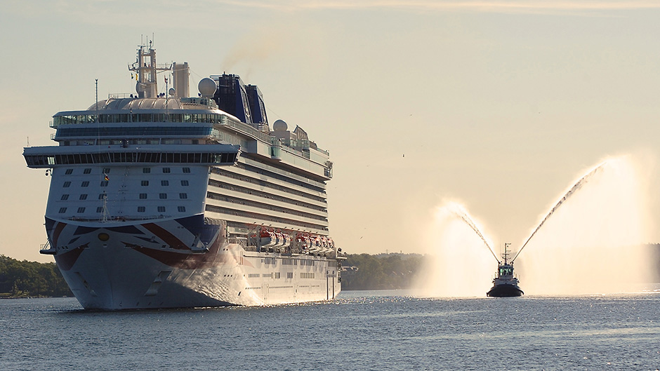 Marco Polo arriving at Nynäshamn 21 October 2015