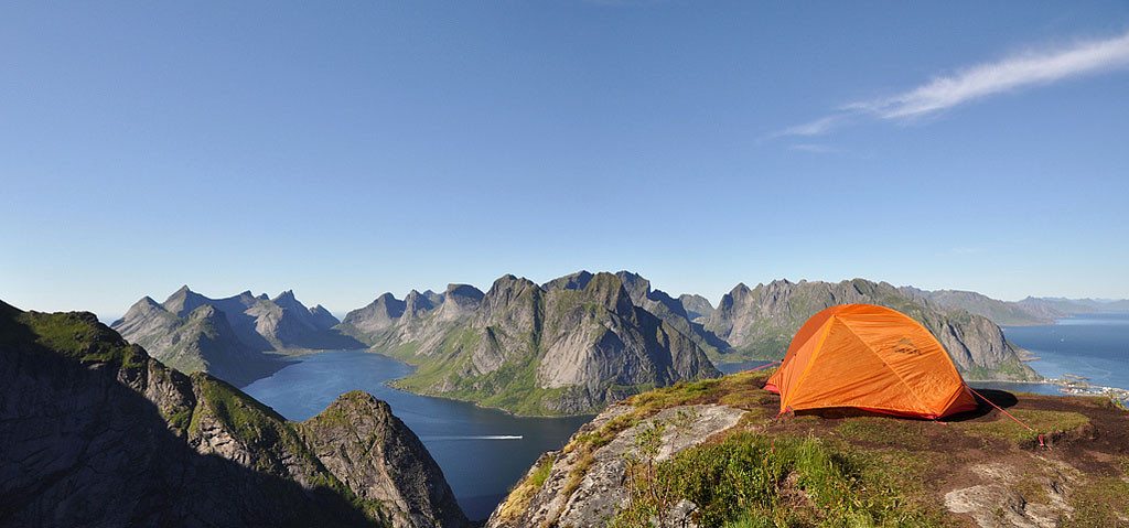 Hiking in Lofoten, Norway