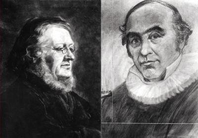 Norwegian folk tale collectors Asbjørnsen and Moe