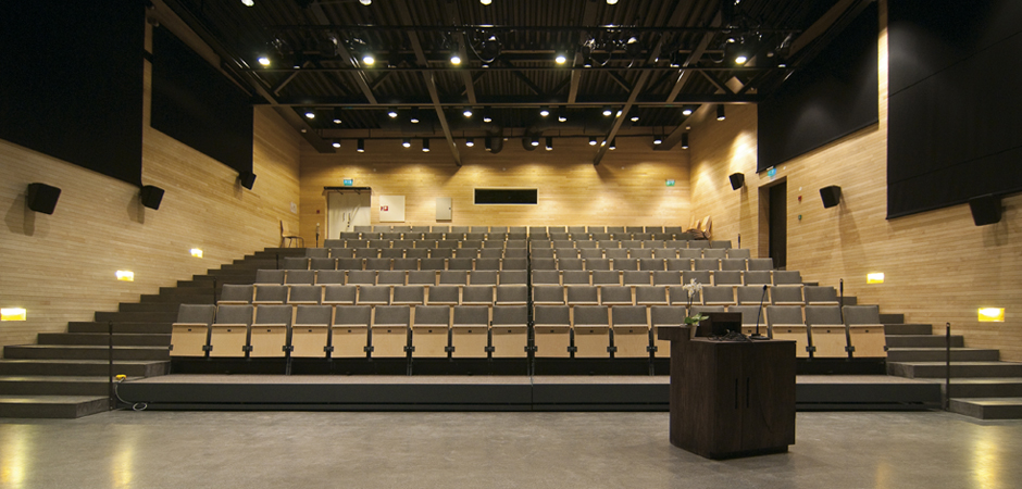 The auditorium