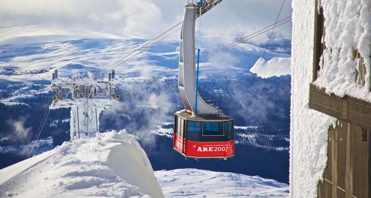 Åre is the most well known ski resort in Sweden