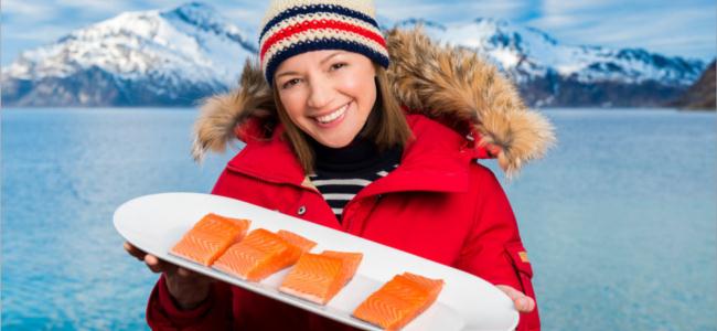 Notwegian salmon festival