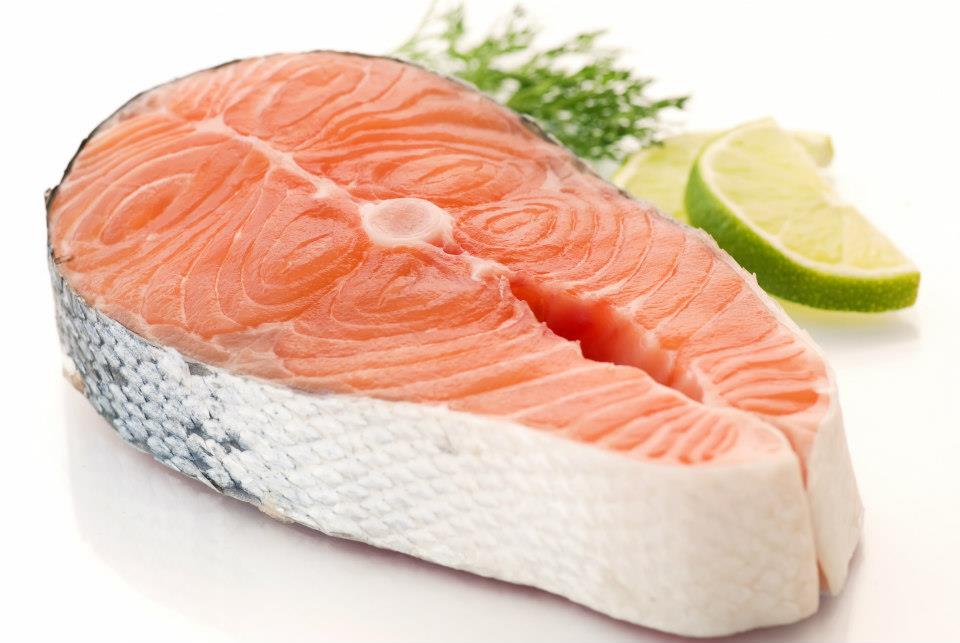 Norwegian salmon steak