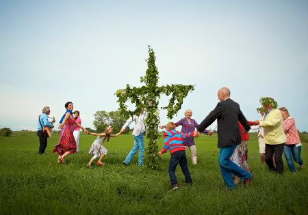 Midsummer in Sweden