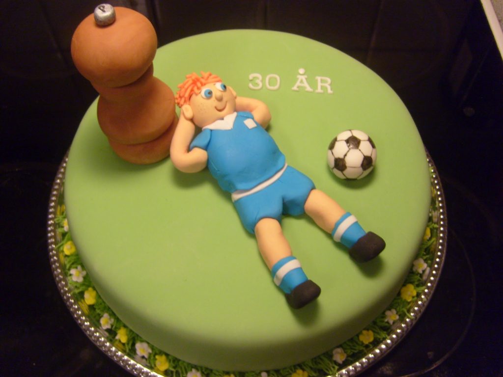 Pepper man cake in Denmark