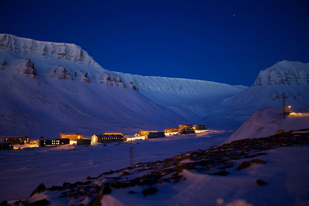 Polar night in Norway