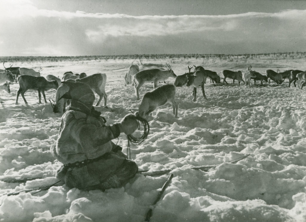 Sami people noth of the Arctic circle in Norway