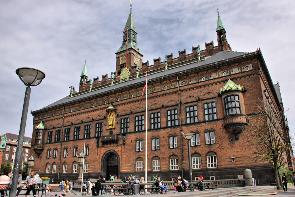 City Hall Square in Copenhagen