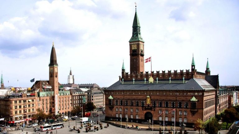City Hall Square in Copenhagen