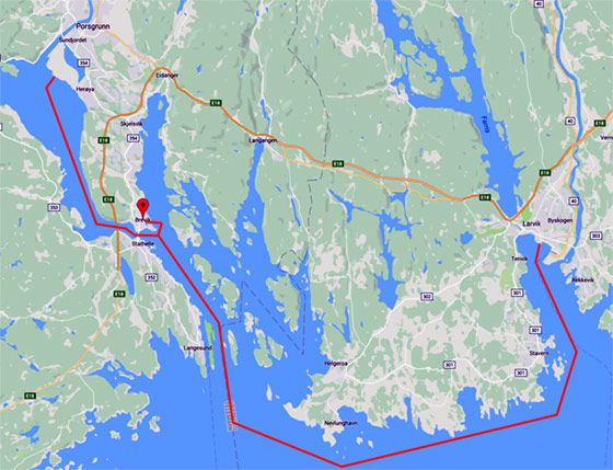 Norwegian Zero Emissions Ship Without Crew