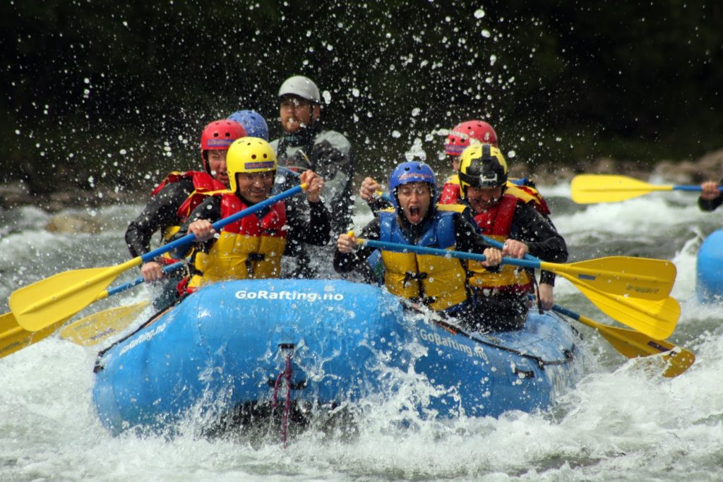 Whitewater rafting in Norway