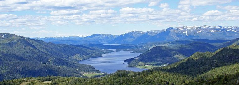 The Beautiful Rural Telemark Region in Norway