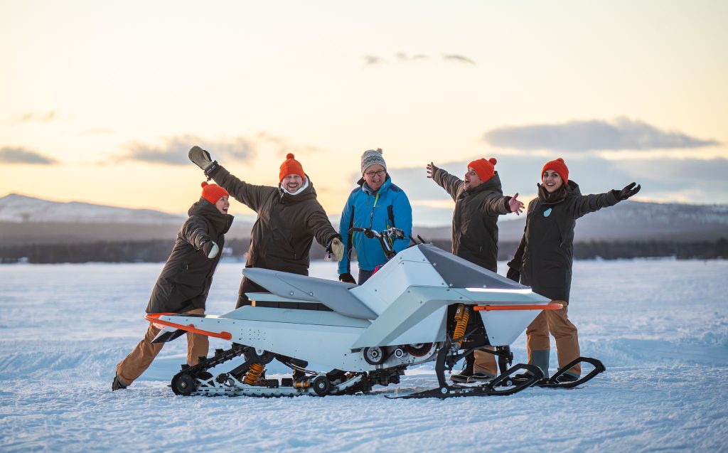 World’s Cleanest Snowmobile