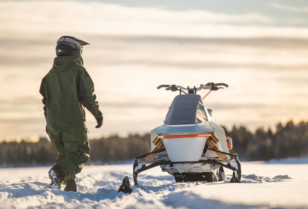 World’s Cleanest Snowmobile